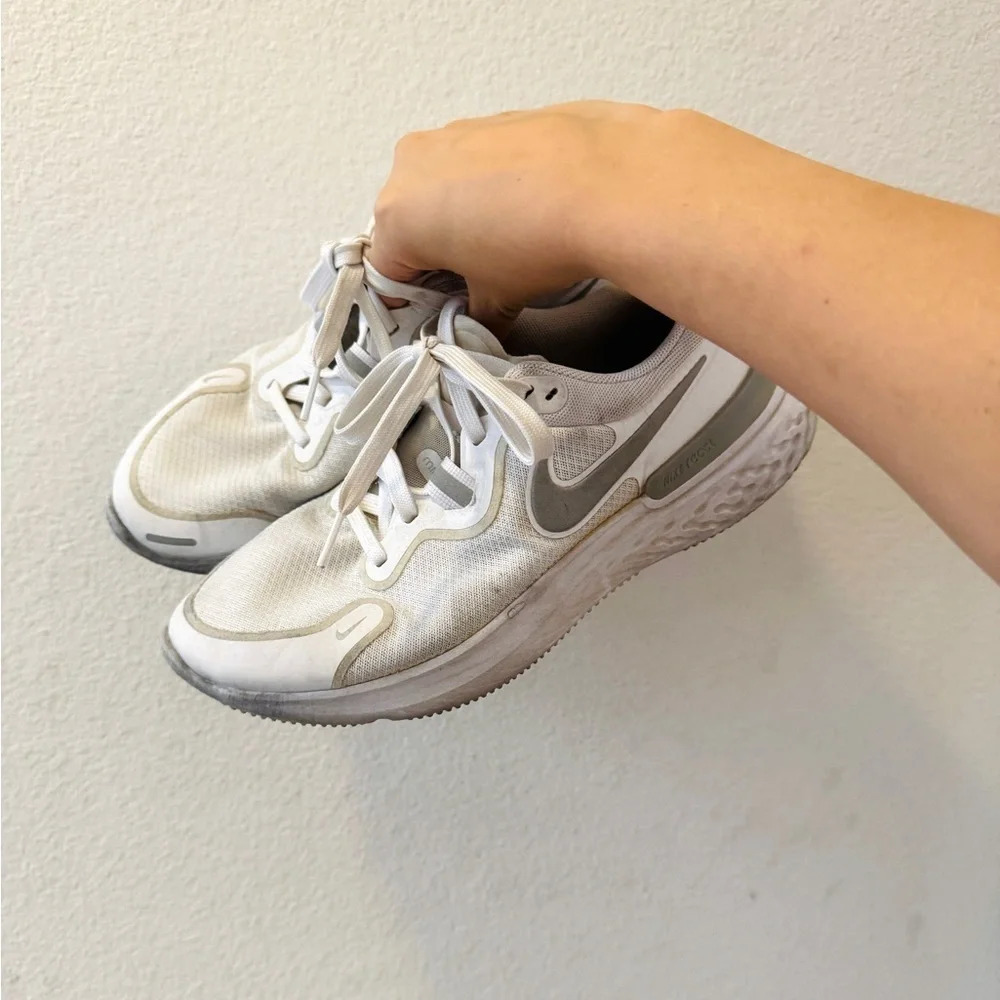 Nike White Running Shoes